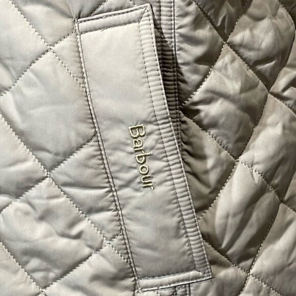 Women's Barbour Forth Quilt Coat The Tartan Collection Tan Size 8 - Picture 3 of 16
